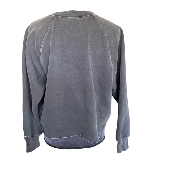 Frame Womens Sweatshirt L/G Cotton & Polyester Blend Faded N - Picture 3 of 5